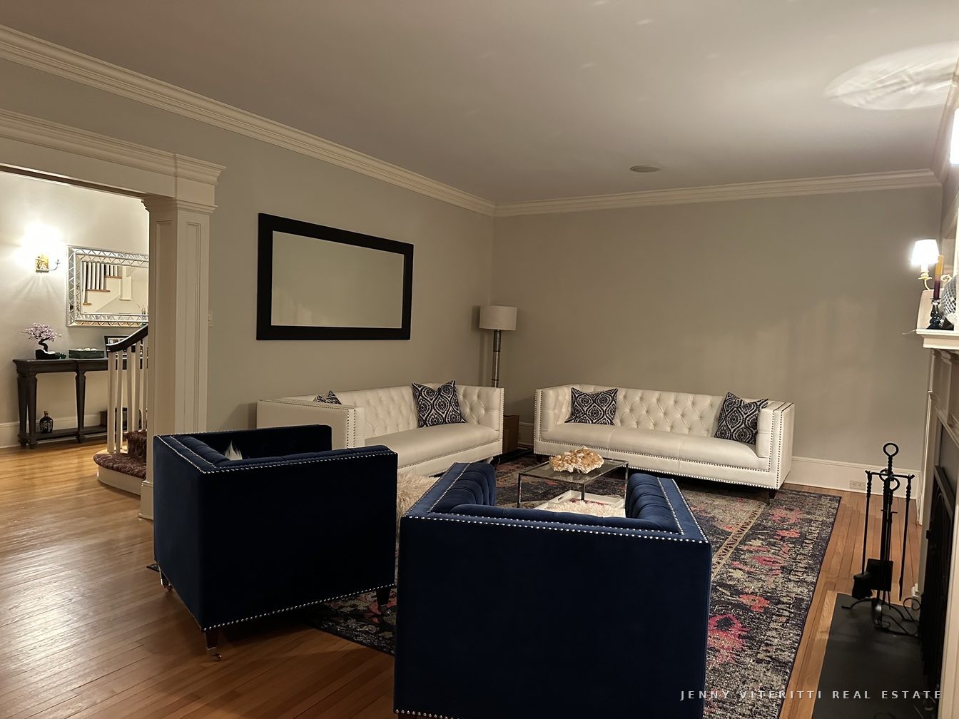 Living room — before staging